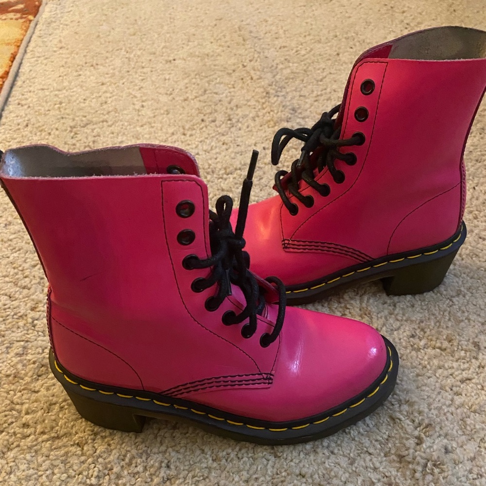 Dr. Martens Clemency Pink Boots